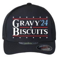 Gravy & Biscuits 24 Funny Presidential Election 2024 Parody Flexfit Unipanel Trucker Cap