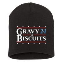 Gravy & Biscuits 24 Funny Presidential Election 2024 Parody Short Acrylic Beanie