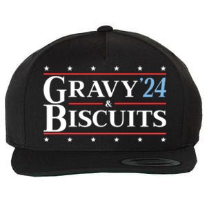 Gravy & Biscuits 24 Funny Presidential Election 2024 Parody Wool Snapback Cap