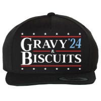 Gravy & Biscuits 24 Funny Presidential Election 2024 Parody Wool Snapback Cap