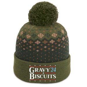 Gravy & Biscuits 24 Funny Presidential Election 2024 Parody The Baniff Cuffed Pom Beanie