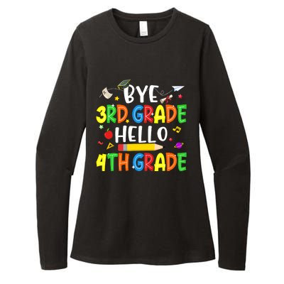 Graduation Bye 3rd Grade Hello 4th Grade Back to School Womens CVC Long Sleeve Shirt