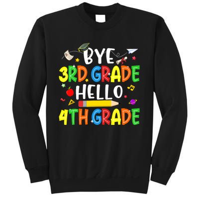 Graduation Bye 3rd Grade Hello 4th Grade Back to School Sweatshirt