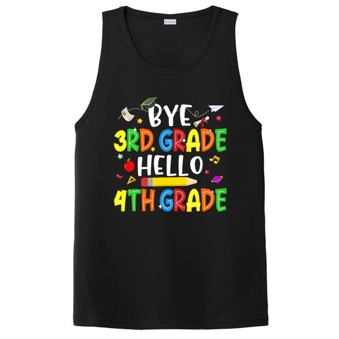 Graduation Bye 3rd Grade Hello 4th Grade Back to School PosiCharge Competitor Tank