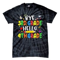 Graduation Bye 3rd Grade Hello 4th Grade Back to School Tie-Dye T-Shirt