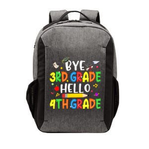 Graduation Bye 3rd Grade Hello 4th Grade Back to School Vector Backpack