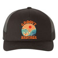 Groovy Brother 70s Aesthetic Nostalgia 1970's Retro Brother Yupoong Adult 5-Panel Trucker Hat