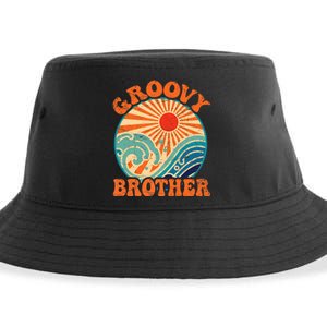 Groovy Brother 70s Aesthetic Nostalgia 1970's Retro Brother Sustainable Bucket Hat