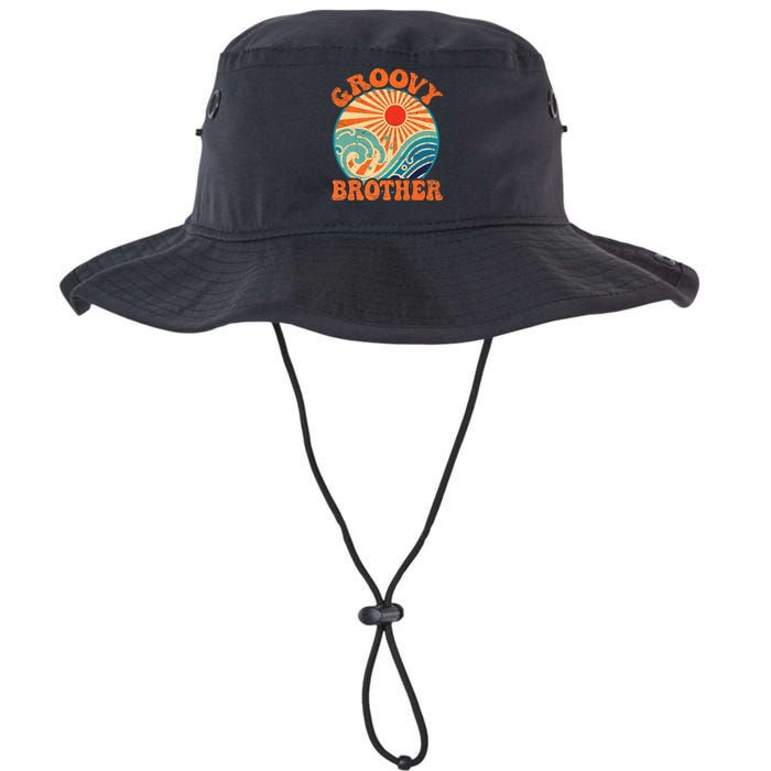 Groovy Brother 70s Aesthetic Nostalgia 1970's Retro Brother Legacy Cool Fit Booney Bucket Hat