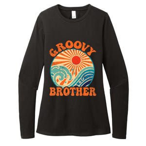 Groovy Brother 70s Aesthetic Nostalgia 1970's Retro Brother Womens CVC Long Sleeve Shirt