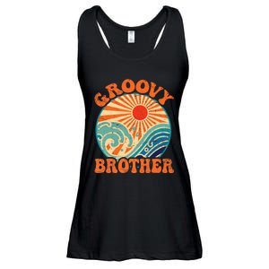 Groovy Brother 70s Aesthetic Nostalgia 1970's Retro Brother Ladies Essential Flowy Tank