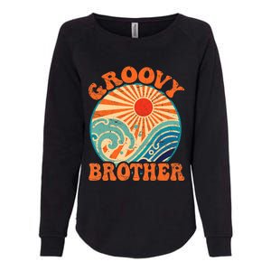 Groovy Brother 70s Aesthetic Nostalgia 1970's Retro Brother Womens California Wash Sweatshirt