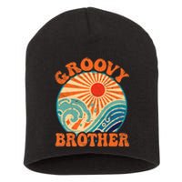 Groovy Brother 70s Aesthetic Nostalgia 1970's Retro Brother Short Acrylic Beanie