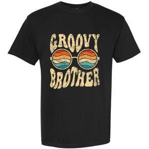 Groovy Brother 70s Aesthetic 1970's Retro Brother Hippie Garment-Dyed Heavyweight T-Shirt