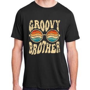 Groovy Brother 70s Aesthetic 1970's Retro Brother Hippie Adult ChromaSoft Performance T-Shirt