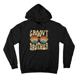 Groovy Brother 70s Aesthetic 1970S Retro Brother Hippie Hoodie