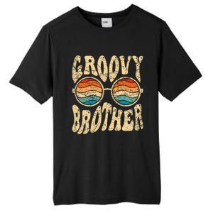 Groovy Brother 70s Aesthetic 1970S Retro Brother Hippie Tall Fusion ChromaSoft Performance T-Shirt