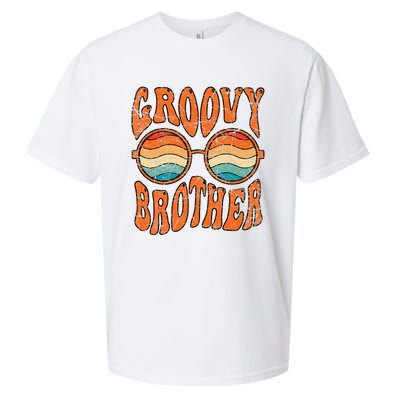 Groovy Brother 70s Aesthetic 1970s Retro Brother Hippie Sueded Cloud Jersey T-Shirt