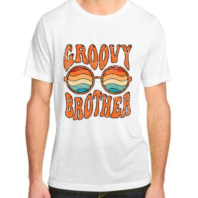 Groovy Brother 70s Aesthetic 1970s Retro Brother Hippie Adult ChromaSoft Performance T-Shirt