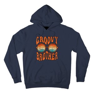 Groovy Brother 70s Aesthetic 1970S Retro Brother Hippie Hoodie