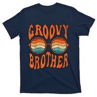 Groovy Brother 70s Aesthetic 1970S Retro Brother Hippie T-Shirt