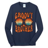 Groovy Brother 70s Aesthetic 1970S Retro Brother Hippie Tall Long Sleeve T-Shirt