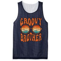 Groovy Brother 70s Aesthetic 1970S Retro Brother Hippie Mesh Reversible Basketball Jersey Tank