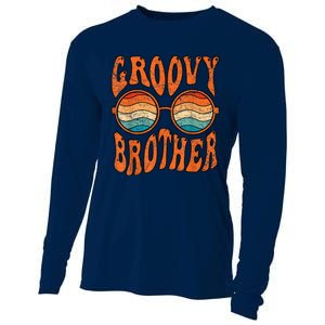 Groovy Brother 70s Aesthetic 1970S Retro Brother Hippie Cooling Performance Long Sleeve Crew