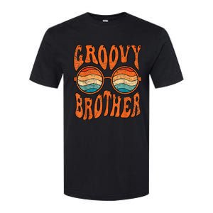 Groovy Brother 70s Aesthetic 1970S Retro Brother Hippie Softstyle CVC T-Shirt