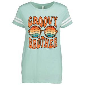 Groovy Brother 70s Aesthetic 1970S Retro Brother Hippie Enza Ladies Jersey Football T-Shirt