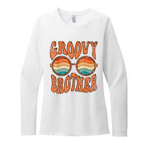 Groovy Brother 70s Aesthetic 1970S Retro Brother Hippie Womens CVC Long Sleeve Shirt