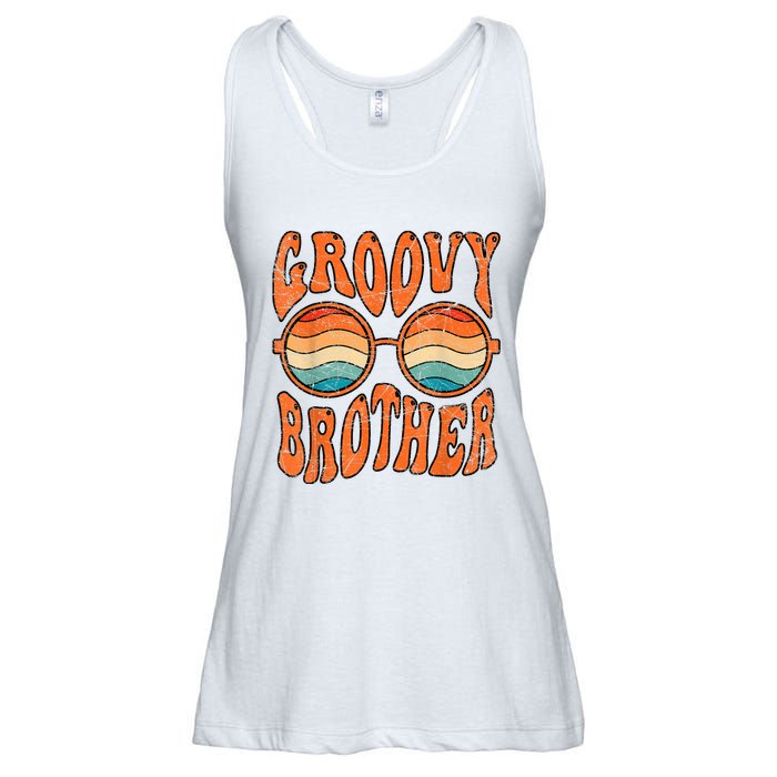 Groovy Brother 70s Aesthetic 1970S Retro Brother Hippie Ladies Essential Flowy Tank