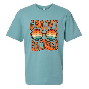 Groovy Brother 70s Aesthetic 1970'S Retro Brother Sueded Cloud Jersey T-Shirt