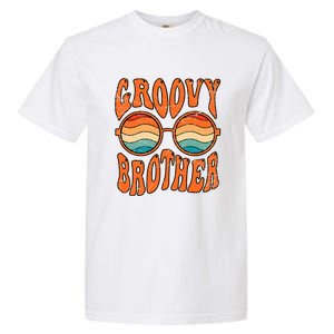 Groovy Brother 70s Aesthetic 1970'S Retro Brother Garment-Dyed Heavyweight T-Shirt