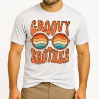 Groovy Brother 70s Aesthetic 1970'S Retro Brother Cooling Performance Crew T-Shirt