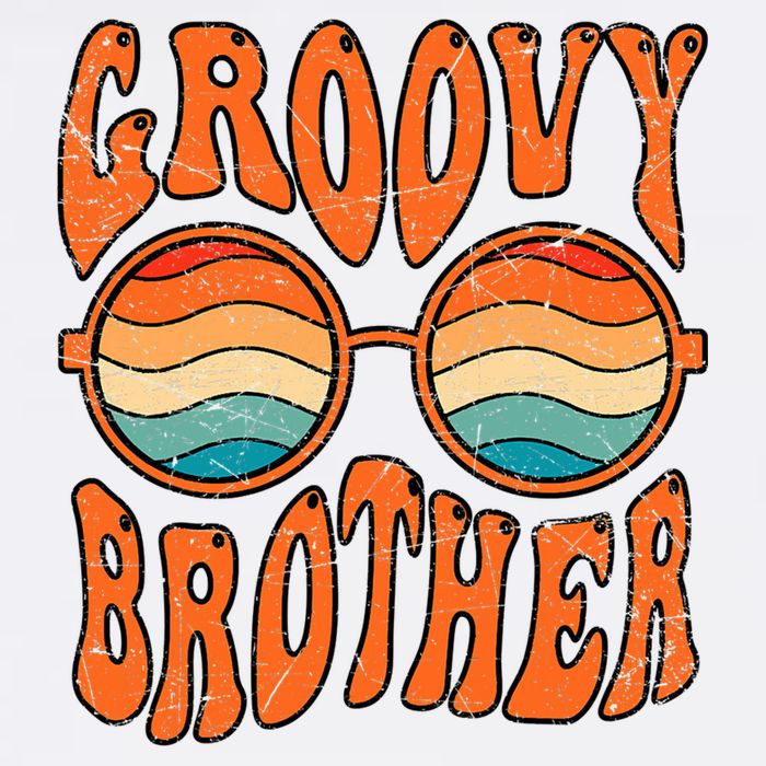 Groovy Brother 70s Aesthetic 1970'S Retro Brother Cooling Performance Crew T-Shirt