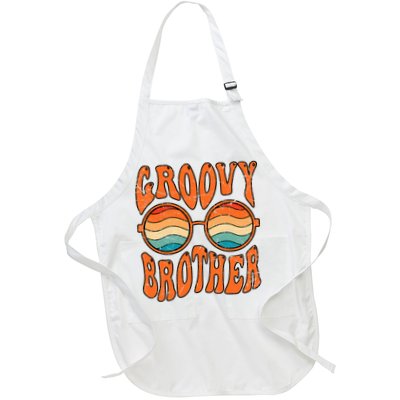 Groovy Brother 70s Aesthetic 1970'S Retro Brother Apron