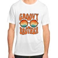 Groovy Brother 70s Aesthetic 1970'S Retro Brother Adult ChromaSoft Performance T-Shirt