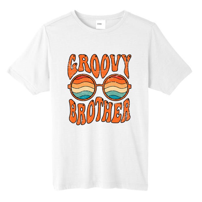 Groovy Brother 70s Aesthetic 1970'S Retro Brother Tall Fusion ChromaSoft Performance T-Shirt