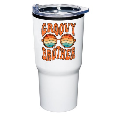 Groovy Brother 70s Aesthetic 1970'S Retro Brother Tumbler