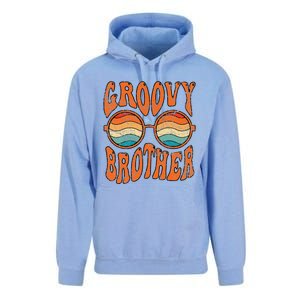 Groovy Brother 70s Aesthetic 1970's Retro Brother Hippie Unisex Surf Hoodie