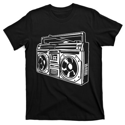 Ghetto Blaster 80s 90s Hip Hip Rap T-Shirt