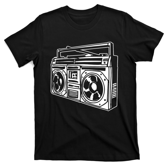 Ghetto Blaster 80s 90s Hip Hip Rap T-Shirt