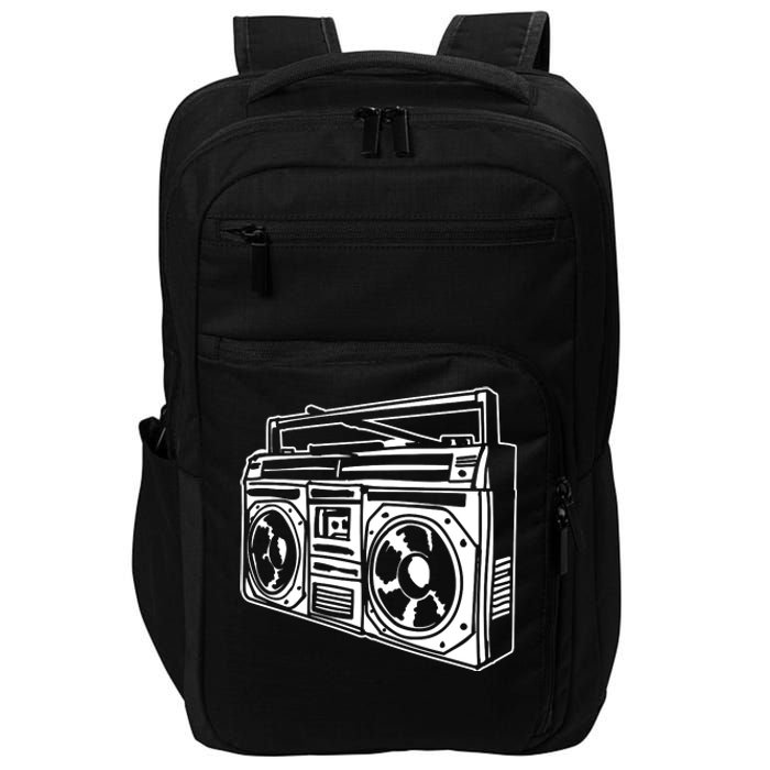 Ghetto Blaster 80s 90s Hip Hip Rap Impact Tech Backpack