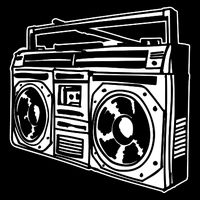 Ghetto Blaster 80s 90s Hip Hip Rap Drawstring Bag