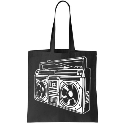 Ghetto Blaster 80s 90s Hip Hip Rap Tote Bag