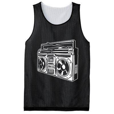 Ghetto Blaster 80s 90s Hip Hip Rap Mesh Reversible Basketball Jersey Tank