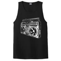 Ghetto Blaster 80s 90s Hip Hip Rap PosiCharge Competitor Tank