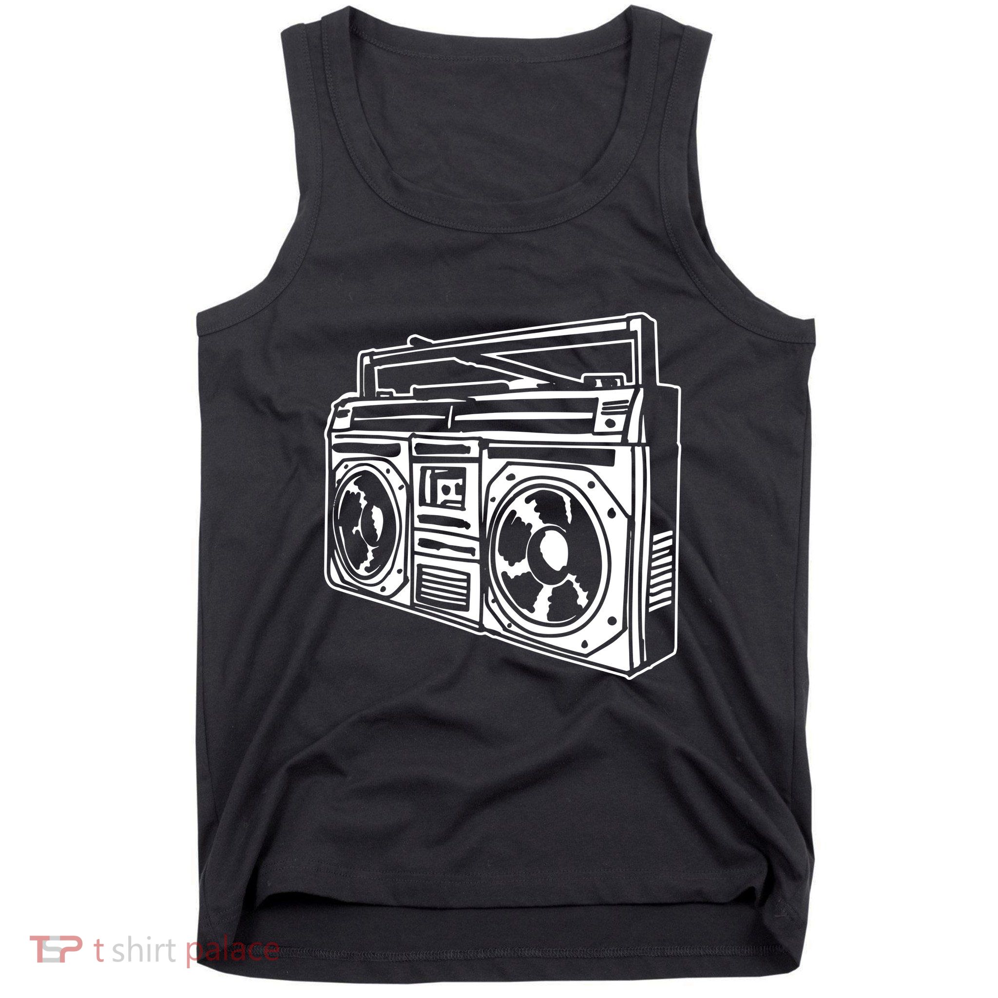 Ghetto Blaster 80s 90s Hip Hip Rap Tank Top