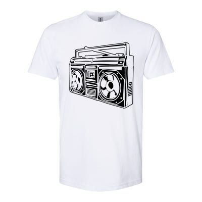 Ghetto Blaster 80s 90s Hip Hip Rap Softstyle CVC T-Shirt